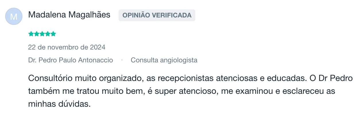 Avaliação de Madalena Magalhães